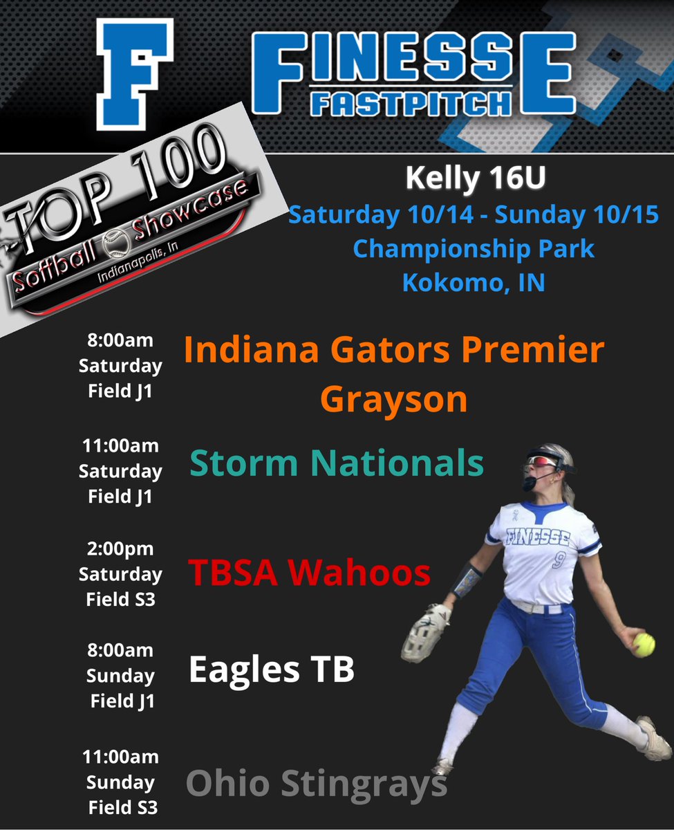 Finesse 16U Kelly (@finesse16ukelly) on Twitter photo Coaches we are in Kokomo, IN this weekend for the Top 💯 Showcase. <a href="/FinesseSoftball/">Finesse Fastpitch</a> <a href="/Coach_pooch/">Mike “Pooch” Perniciaro</a> <a href="/svsu_ryan/">CoachRyan</a> @CoachFentonBG <a href="/JoGwiz/">🥎 Jon 🥎</a> <a href="/jjpower19/">Joshua Johnson, PhD</a> <a href="/MeagganP/">Meaggan Pettipiece</a> <a href="/schumann_jake/">Jake Schumann</a> <a href="/coachbuck1976/">Todd Buckingham</a> Coaches we are in Kokomo, IN this weekend for the Top 💯 Showcase. <a href="/FinesseSoftball/">Finesse Fastpitch</a> <a href="/Coach_pooch/">Mike “Pooch” Perniciaro</a> <a href="/svsu_ryan/">CoachRyan</a> @CoachFentonBG <a href="/JoGwiz/">🥎 Jon 🥎</a> <a href="/jjpower19/">Joshua Johnson, PhD</a> <a href="/MeagganP/">Meaggan Pettipiece</a> <a href="/schumann_jake/">Jake Schumann</a> <a href="/coachbuck1976/">Todd Buckingham</a>
