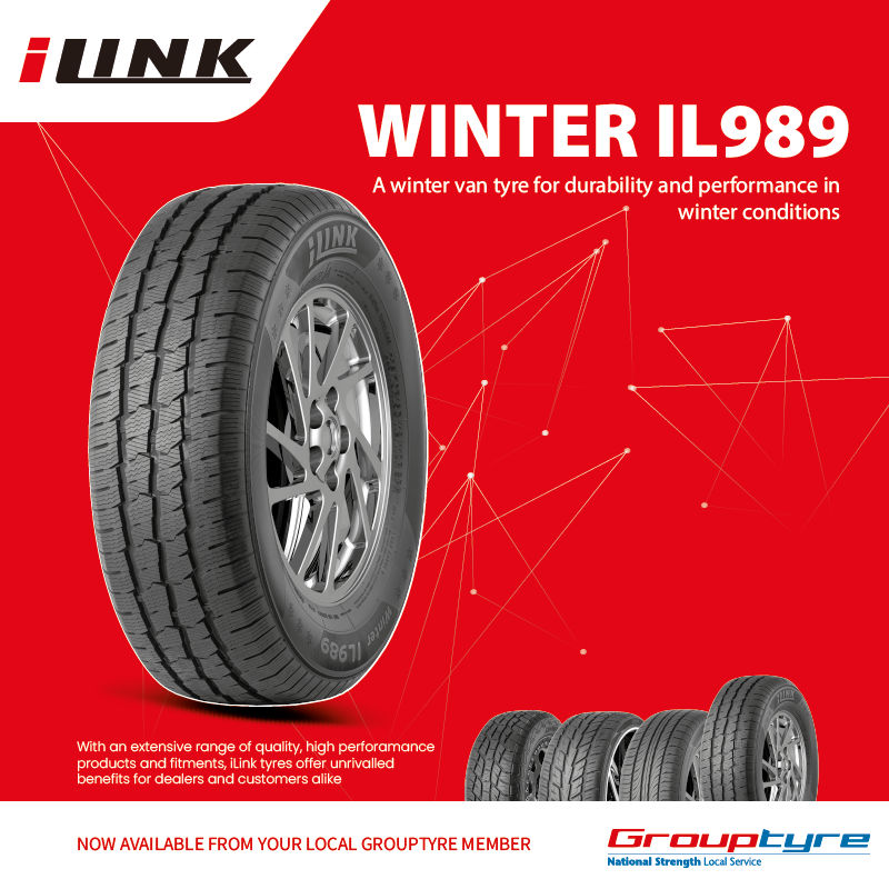iLink Winter IL989 winter van tyre is designed for durability and performance in winter conditions. The innovative tread design helps with effective removal of snow providing better grip and eliminates hydroplaning. 

Available now from your local Grouptyre member