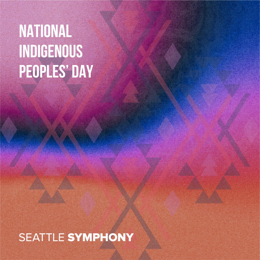 The Seattle Symphony and Benaroya Hall acknowledge that we gather on Indigenous land: the traditional territory of Coast Salish peoples, specifically the Duwamish Tribe (Dkhw Duw’Absh).