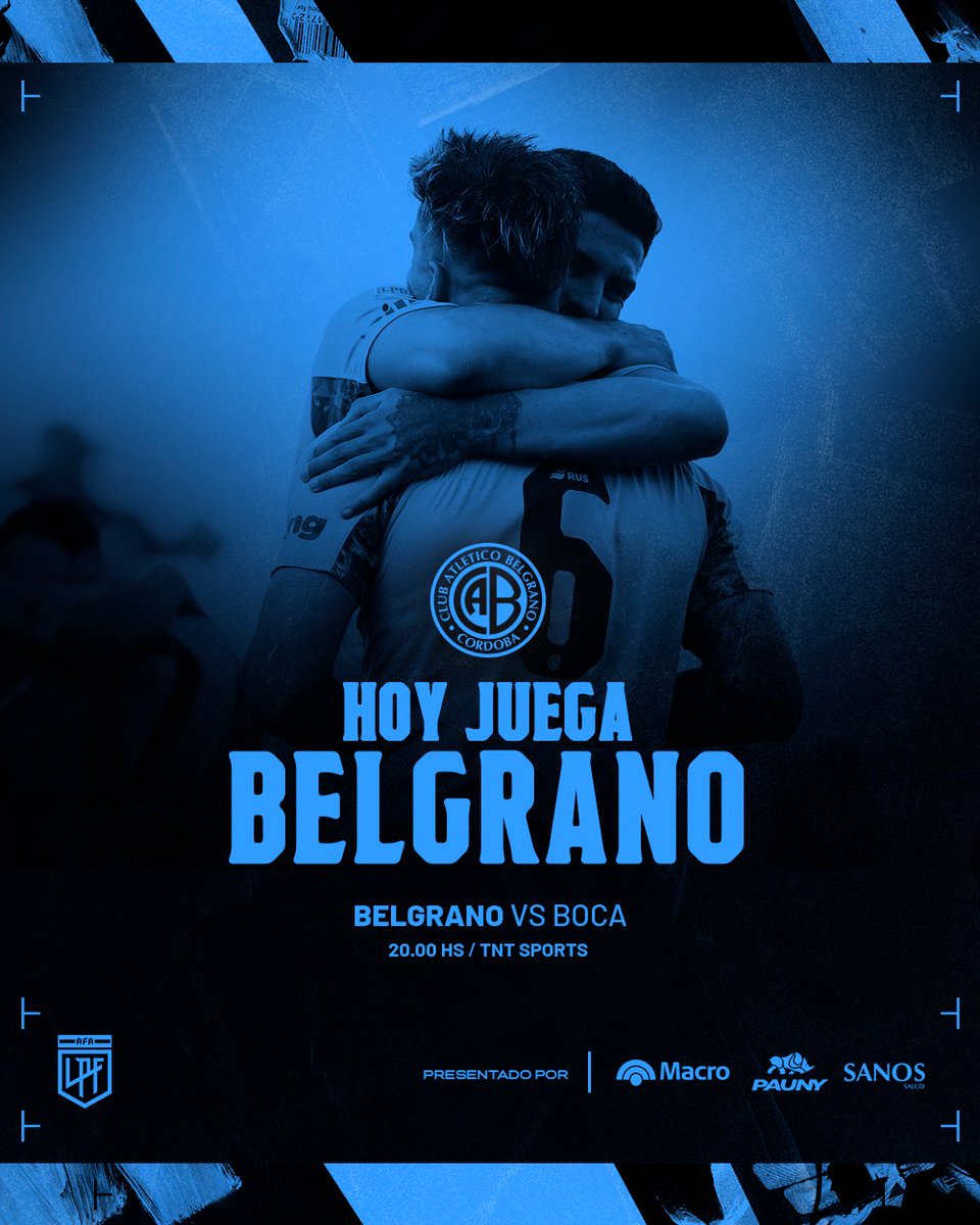 Belgrano's tweet photo. 💪🩵 ¡¡¡HOY JUEGA #BELGRANO!!!

#BelgranoVamos 🏴‍☠️ https://t.co/PwmgBvLWKe