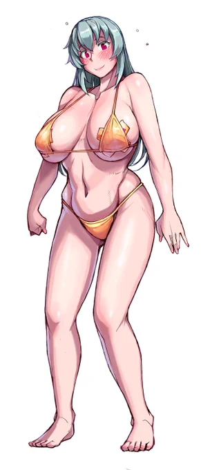モノクロ原稿ばかりだと色塗りを忘れそうなのでちょい前のラフに手を入れて塗ってみる 
