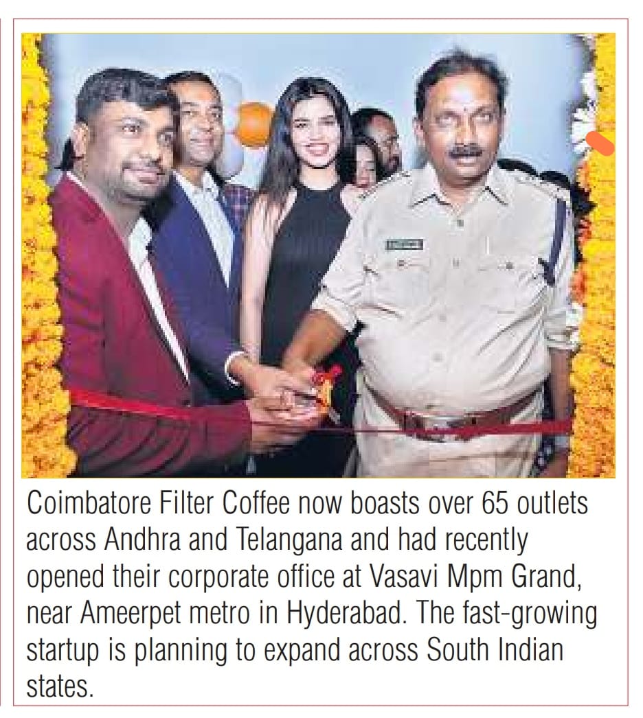 HydModels's tweet image. #CoimbatoreFilterCoffee corporate office opening ceremony Featured on various news papers.

Models Management @HydModels @vamshi4Fashion 
.

#vevents #HyderabadModels
#eventplanner  #hydevents #hyderabadevents #eventsinhyderabad #hyderabadi #hyderabaddiaries   #vamshipalle