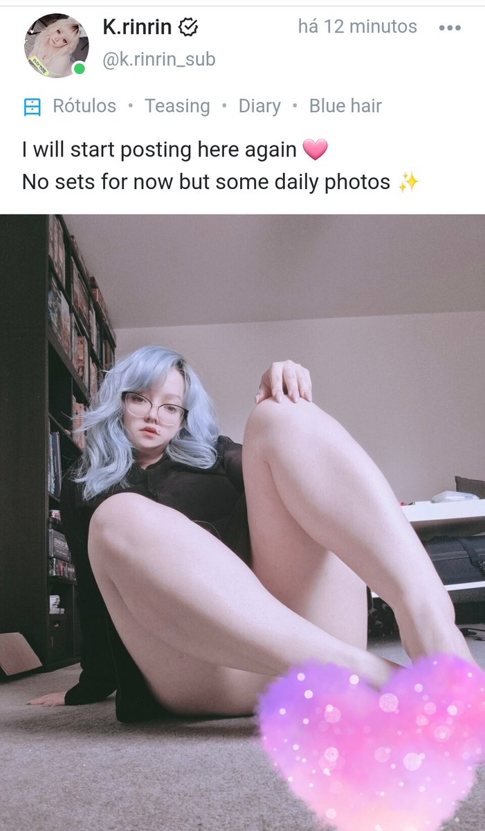 KRinrin_OF's tweet photo. I'm Back 🩷
Each like a head pat

#onlyfan
#onlyfansgirl #onlyfansmodel #onlyFans #bluehair #sexy #feet #kawaii #cute #animegirl https://t.co/f7AZ0BrDOc