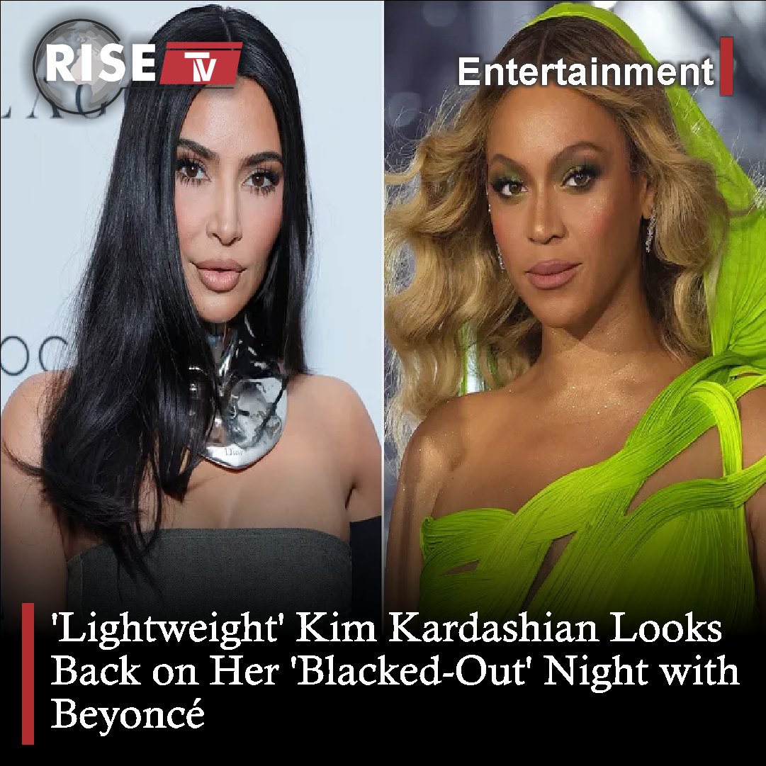 RiseTv_Global's tweet image. 🥂 Kim Kardashian spills the tea on her lightweight status when it comes to alcohol! At 42, she's still the life of the party after just a couple of shots. 💃🍸 Who else can relate? 😉 #KardashiansReveal #LightweightFun #PartyQueenKim