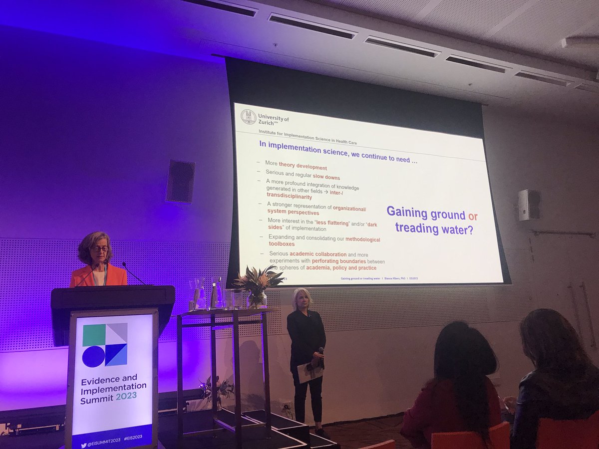 How to move #impsci forward - @Bianca_Albers with a challenging and inspiring agenda for the next decade #EIS2023