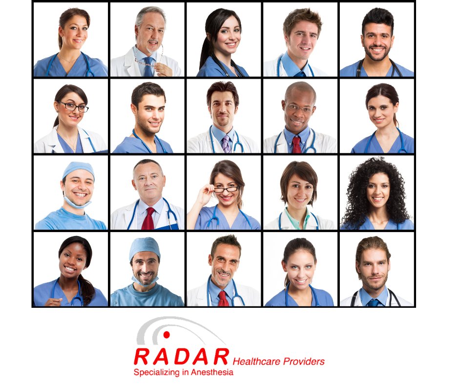 RadarHealth's tweet image. Our super power? Matching the right anesthesia providers to the best opportunities. 💪🏼 #RadarHealthcareProviders