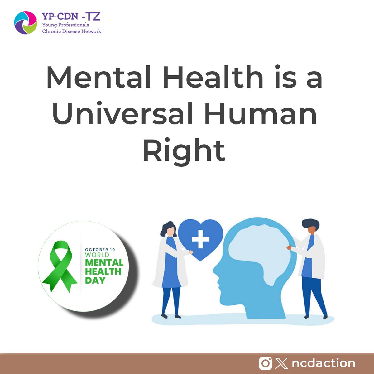 World Mental Health Day 2023 promotes mental health as a universal human right, fostering awareness and actions to enhance well-being. Yet, one in eight people globally grapple with mental health issues impacting their overall health. #MentalHealthDay2023 🧠🧑‍⚕️
