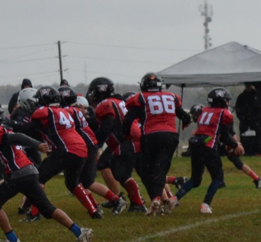 coachlegros's tweet photo. #66 Maxim making sure that no one touches his QB ! Also blowing up holes as a pulling guard. Oline Grind ! https://t.co/doyWkMJwUL