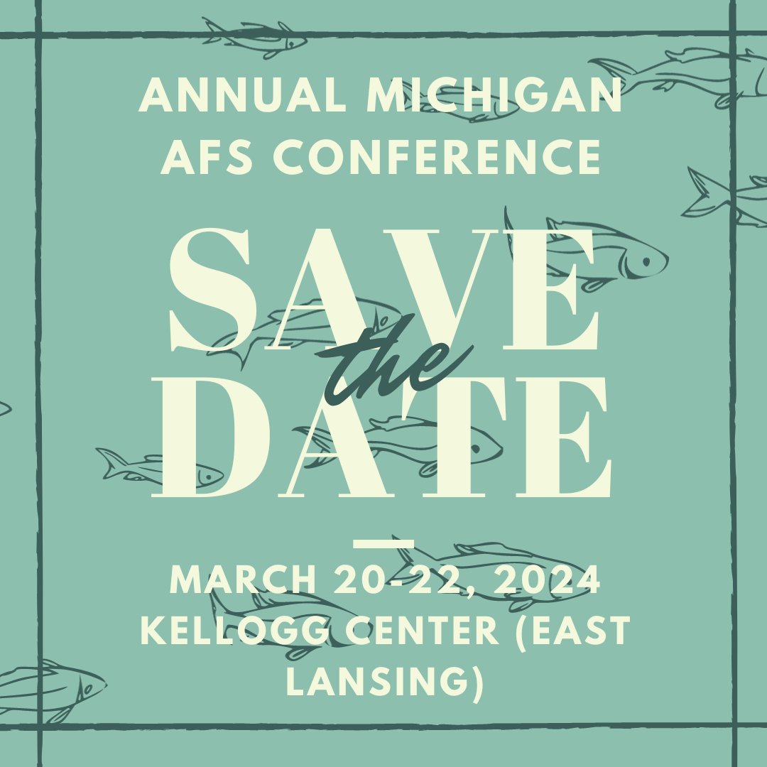 MichiganAFS's tweet photo. Use code 2403AMERIC for your room! Keep an eye out for more information and send workshop request to the CE chair, Stacey Ireland at sireland@usgs.gov or comment here #americanfisheriessociety #michiganafs #fisheries #scicomm #michigan #climatechange #management #research https://t.co/ZQO5lOMMtT