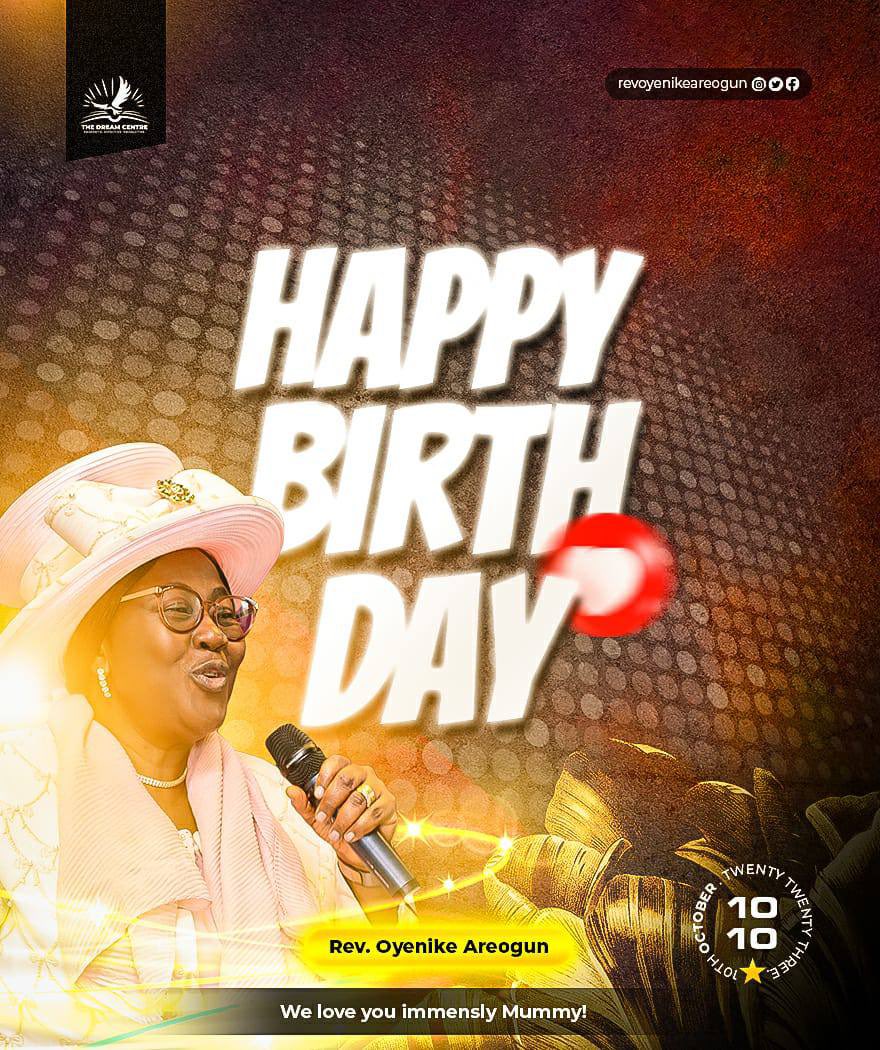 My testimony, my song and my story is God’s faithfulness! 
Join me to celebrate the forever faithful God today! Olorun Areogun!!!

Up Holy Ghost!!!

#RevOyenikeAreogun #HBDRevOyenikeAreogun #UpHolyGhost