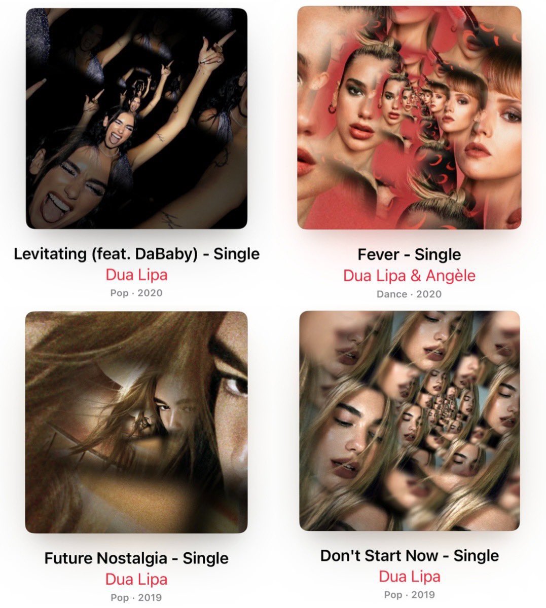 Las portadas de los álbumes y el de los sencillos han sido cambiados en varias plataformas de streaming como Spotify, Apple Music, entre otras