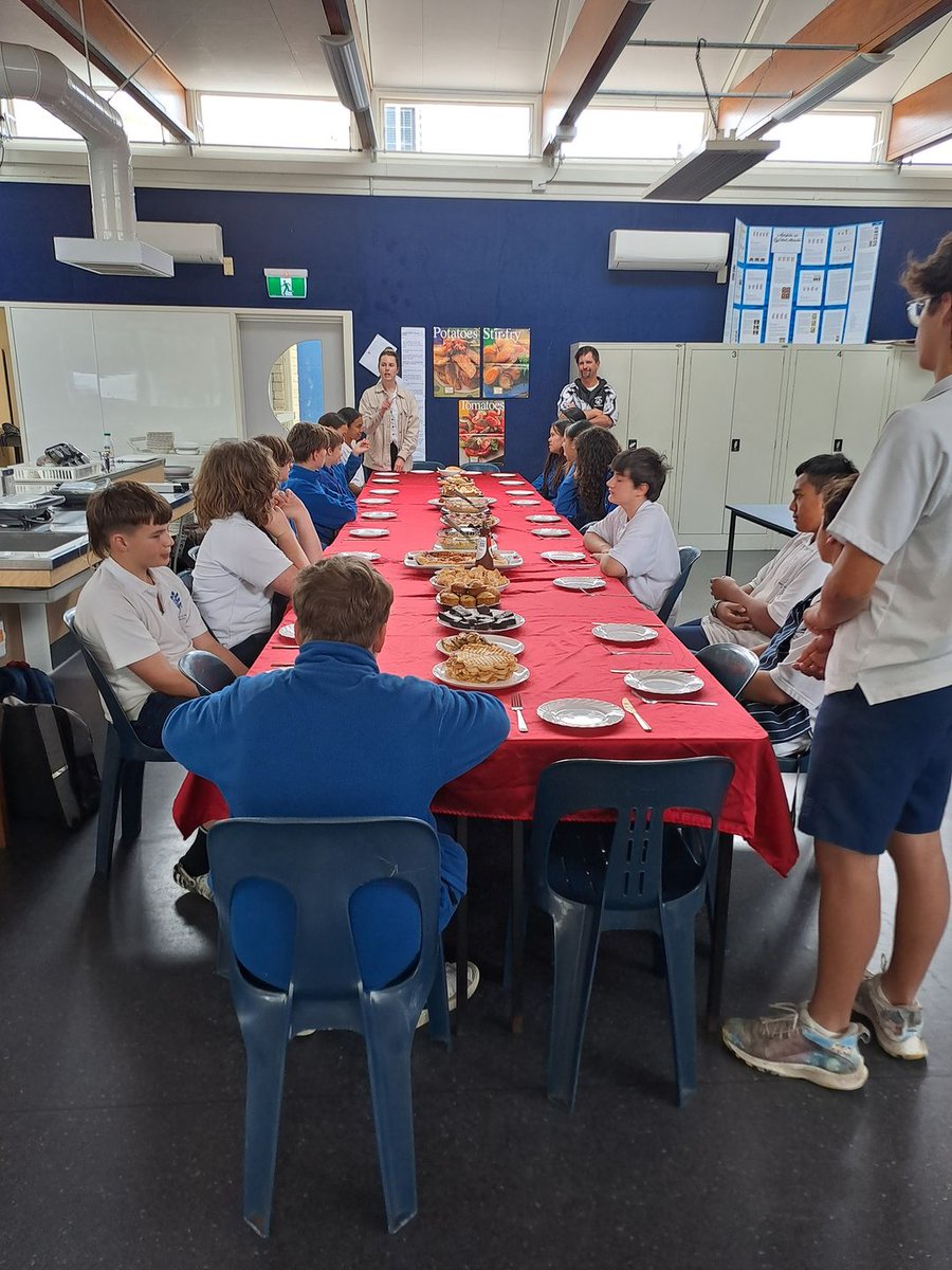 Last term, our Year 9 students wrapped up their rotation in Food Technology with a shared lunch, showcasing a variety of dishes selected by them to meet the brief! Massive thank you to Jono for all the work he did with our students. Check out all the delicious dishes created.
