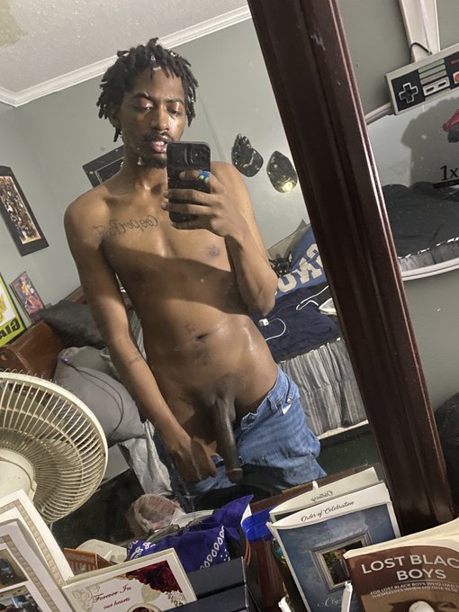 I turned 23 Saturday October 7 I&rsquo;m never wearing drawers again #freeball #minidickmonday 🤣 https://t<a href="/tag/freeball"class="tags"><span>#freeball</span></a><a href="/tag/minidickmonday"class="tags"><span>#minidickmonday</span></a>