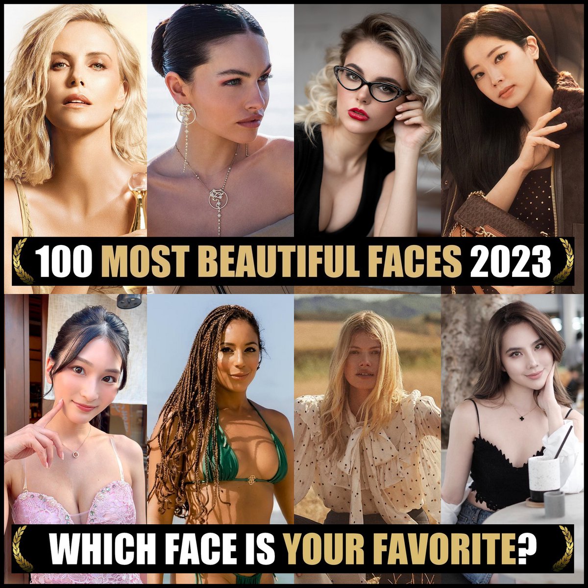 Nominations: 100 Most Beautiful Faces 2023. Congrats! Would you like to nominate & vote? Please join our Patreon community (Link Bio) #TCCandler #100faces2023 #charlizetheron #thylaneblondeau #oktyabrinamaximova #DAHYUN #twice #jyp #honjosuzu #agathachelsea