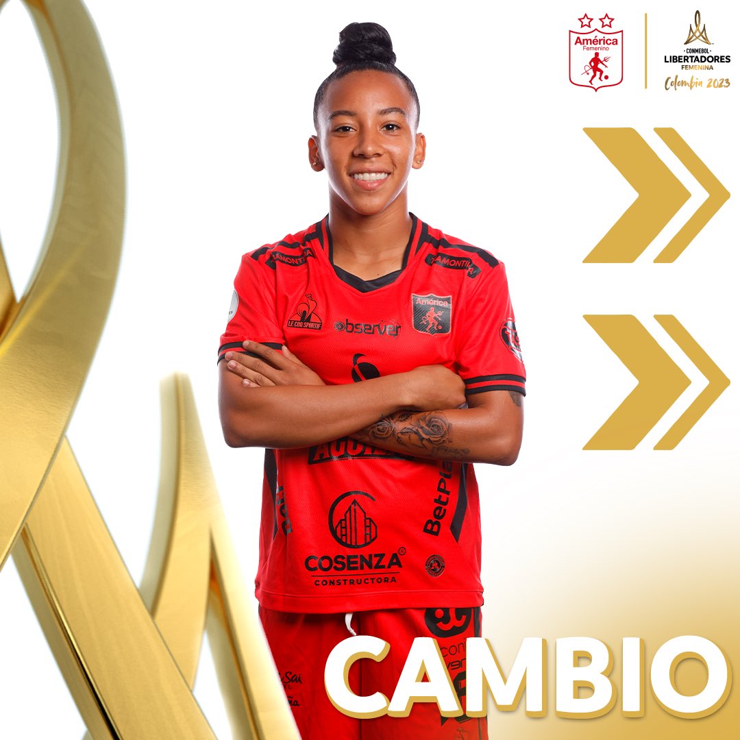 AmericaCaliFem's tweet image. AMÉ 🆚 INT [0-1]

|ET ⏱| 🔁 Doble sustitución en nuestro equipo. 

#AMÉxINT
#LaGloriaEsDeEllas