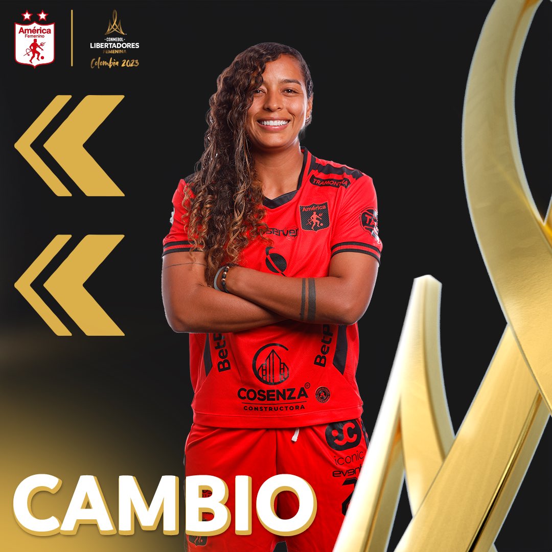 AmericaCaliFem's tweet image. AMÉ 🆚 INT [0-1]

|ET ⏱| 🔁 Doble sustitución en nuestro equipo. 

#AMÉxINT
#LaGloriaEsDeEllas