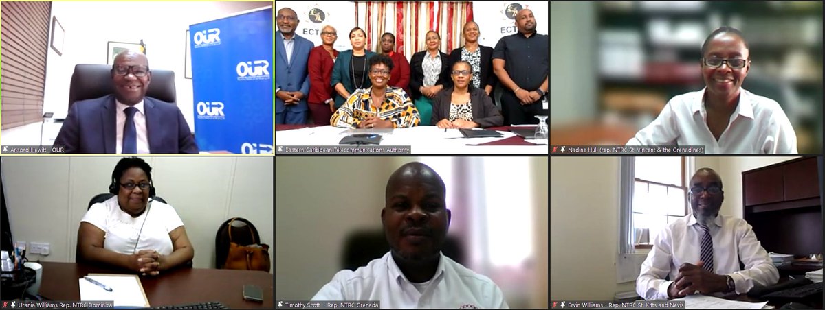 Check out this short video from the recent virtual signing of an MOU between the Office of Utilities Regulation (OUR) in Jamaica, ECTEL & four NTRCs 🖊️✨
youtu.be/c450A0lm46I?si…
#partnership #informationsharing