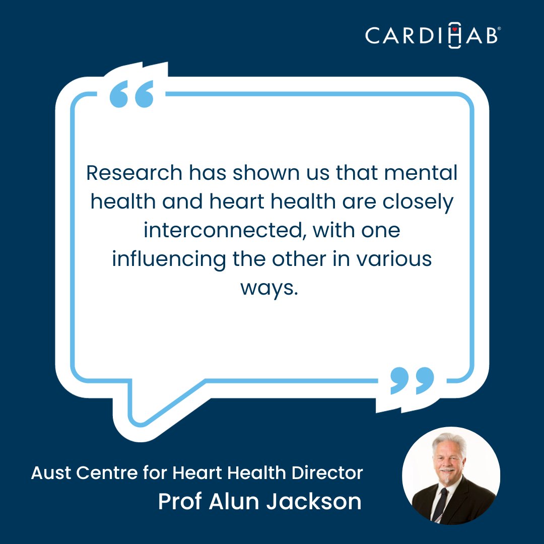 cardihab's tweet photo. This #WorldMentalHealthDay2023 we wanted to highlight the significant impact a #cardiac event can have on #mentalhealth, and why understanding and addressing mental health issues is an important step in improving your heart health. @aushearthealth  #MentalHealthAwareness ❤️ https://t.co/UWaduBTLmb