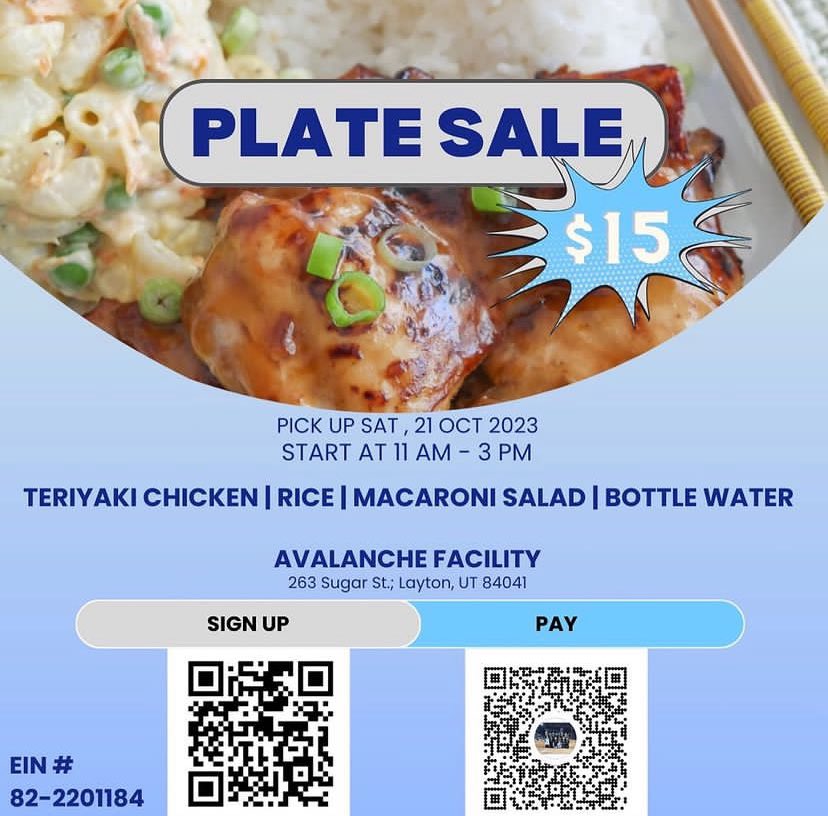 kaymcafee2025's tweet photo. ‼️HELLO EVERYONE‼️
My team is doing a big fundraiser!! We are selling plates of food to help raise money for all our fees!! Please help us out by buying a plate or even donating is SO greatly appreciated!! Let me know if you're interested, you can text me at (385) 294-7148 !! https://t.co/1SySn2kkws