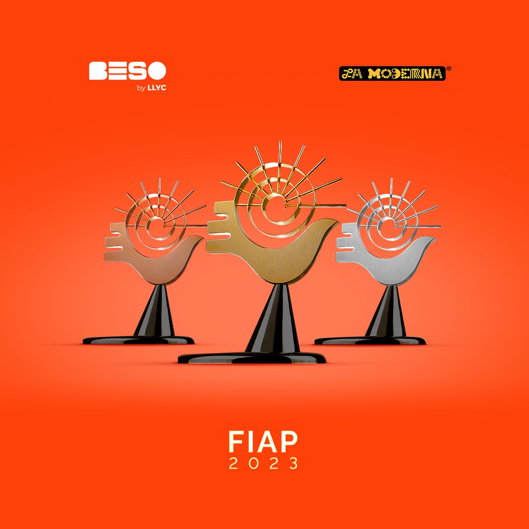 Oro, plata y bronce desde <a href="/FIAP_/">FIAP</a> para seguir sumando a un gran año. Muchas felicidades a todo el equipo de La Moderna®.