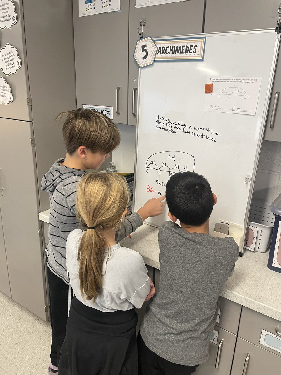 barrcaveclass's tweet photo. LOVE using @pgliljedahl  #thinkingclassroom strategies w/ error analysis to deepen students’ math reasoning &amp; understanding. Room was buzzing w/ math talk! Ss were engaged in deeper thinking &amp; begged for more! Next, Ss analyze their own errors on graded posttests.  #johnsonpride https://t.co/6rNRzVtf69