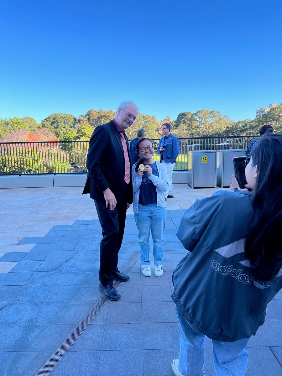 Sydney Chemistry (@sydneychemistry) on Twitter photo Yesterday, we were honoured to host Professor Morten Meldal (<a href="/MortenMeldal/">Morten Meldal</a>), 2022 Nobel Laureate in Chemistry, as our 2023 Cornforth Lecturer! Morten gave us a deep dive into the ground-breaking chemistry that earned him the prestigious Nobel Prize. 🏆 #NobelPrize #Chemistry Yesterday, we were honoured to host Professor Morten Meldal (<a href="/MortenMeldal/">Morten Meldal</a>), 2022 Nobel Laureate in Chemistry, as our 2023 Cornforth Lecturer! Morten gave us a deep dive into the ground-breaking chemistry that earned him the prestigious Nobel Prize. 🏆 #NobelPrize #Chemistry
