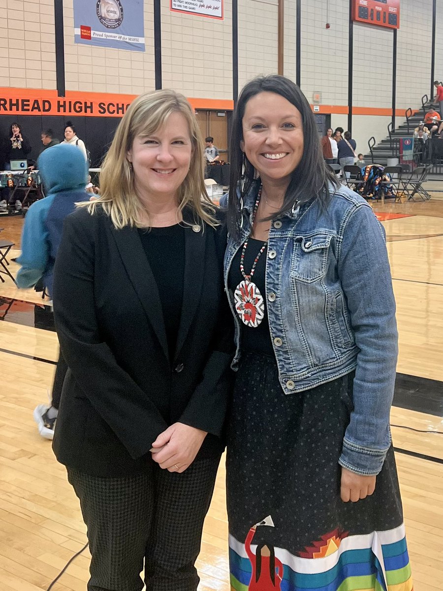 Excited to be in Moorhead with @RepKeeler for Indigenous Peoples’ Day! I’m so grateful to Rep. Keeler & the Native American Legislative Caucus for their leadership and work to establish this day as a state holiday.