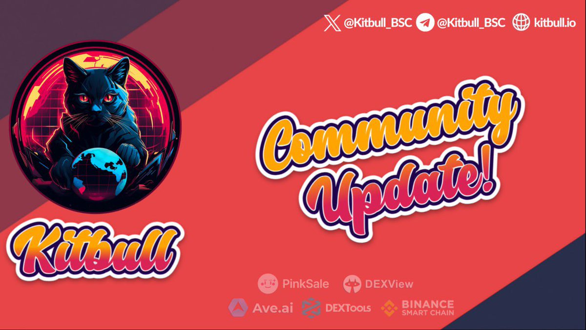 MEME CONTEST!
We will choose 3 winners and give them $50 each.

ACTIVE CONTEST!
We will choose 3 most active community members and give them $50 each.

You have 24 hours.

t.me/Kitbull_BSC

#ContestAlert #MemeContest #BNB #BSC #trend #PinkSale #Pancakeswap