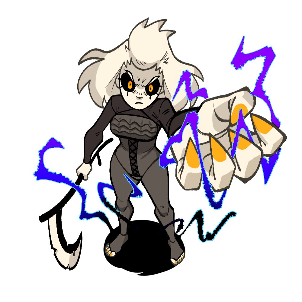 Giving some attention to my oc Elizabeth, looking like a ruthless goddess