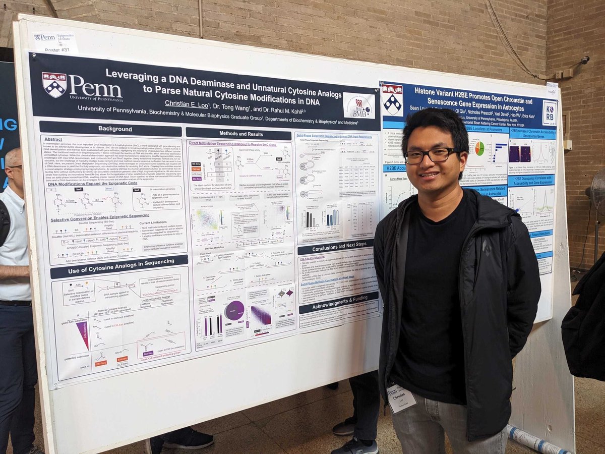 Kohli Lab (@kohlilab) on Twitter photo We had a wonderful time at this year’s <a href="/PennEpiInst/">Penn Epigenetics</a> retreat! So very many great talks and posters 🤩 Shoutout to <a href="/ChristianLoo_/">Christian Loo</a> on winning a poster prize! We had a wonderful time at this year’s <a href="/PennEpiInst/">Penn Epigenetics</a> retreat! So very many great talks and posters 🤩 Shoutout to <a href="/ChristianLoo_/">Christian Loo</a> on winning a poster prize!