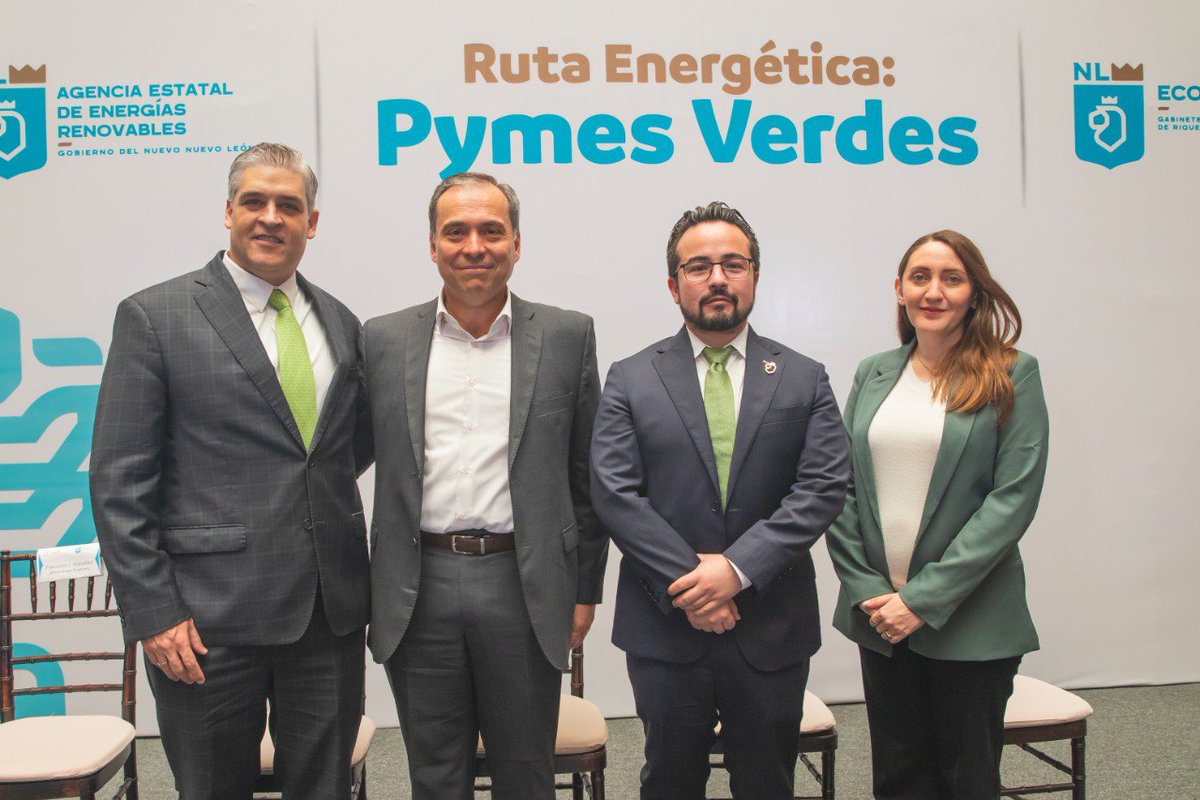 ♻️⚡ Pymes Verdes es una iniciativa de la Ruta Energética y consiste en:

☀️ Financiamiento para paneles solares
➡️ Convocatoria para 100 empresas
🤝🏻 Colaboración con @BancoAfirme