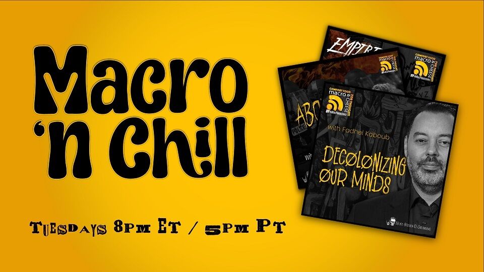CheeseMacro's tweet photo. Join us Tues. Oct. 10 @ 8 pm ET where we'll listen to &amp; discuss Macro N Cheese episode 245 Decolonizing Our Minds w/ @FadhelKaboub!  #Decolonization #GlobalSouth #Neoliberalism

Link to register: https://t.co/2PZQOxllLp https://t.co/FPe9ygU4DU