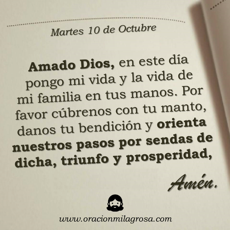 oracion_milagro's tweet photo. Oración para el martes 10 de octubre de 2023: https://t.co/A8tSps8Y9a