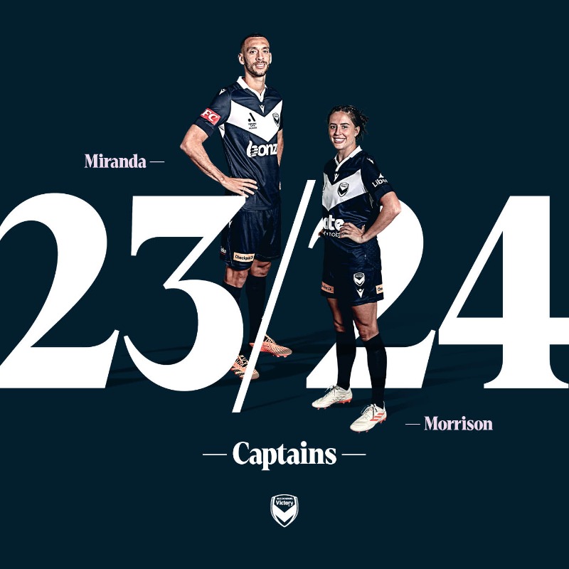 gomvfc's tweet photo. Our captains for 2023/24 🫡
