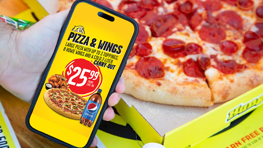 Hungry Howie's: Where pizza and wings unite to create a taste sensation like no other. Dive into flavor today! 🍕🍗 #TasteSensation