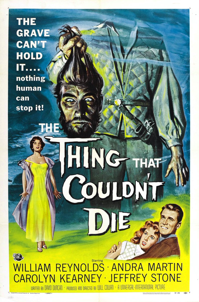 SemetraRhodes's tweet photo. Spooktober 🎃☠️🎃 Day 9: Random Horror Movies

#NowWatching THE THING THAT COULDN'T DIE (1958) [title randomly generated by the keyword: Archeologist]

#Spooktober #RandomHorrorMovie #TheThingThatCouldntDie #31DaysOfHorror https://t.co/xQ3IOqbTen