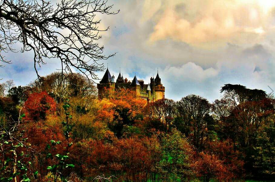 Autumn at Killyleagh Castle, County Down, Northern Ireland! 💚☘️ Beginning in 1625!