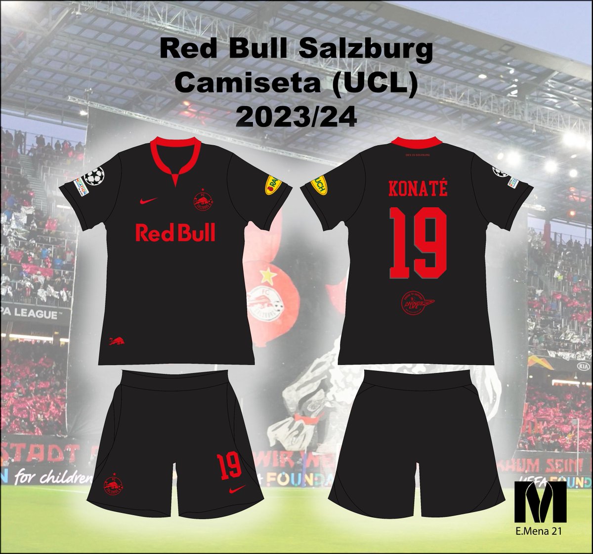 Red Bull Salzburgo
Camiseta 2023/24 (Local y Champions)
ilustrada 
⚪🔴⚪🔴⚪
#redbullsalzburg #fcsalzburg #RedBull #DieRotenBullen #nike #Austria #AdmiralBundesliga #UCL 
@RedBullSalzburg @redbull @PaintKits @LuchoLasS @ciccioscommessa @CambioCamiseta @OEFBL