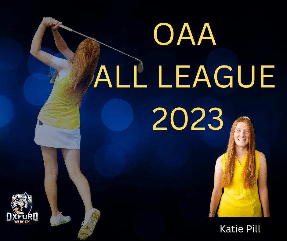 Congratulations to Oxford Wildcat Captain Katie Pill,  she was awarded OAA ALL LEAGUE HONORS.  <a href="/athletic_oxford/">Oxford Athletics</a> <a href="/TheOaklandPress/">The Oakland Press</a> <a href="/OCSWildcats/">Oxford Community Schools</a> <a href="/katiepill_golf/">Katie Pill</a>