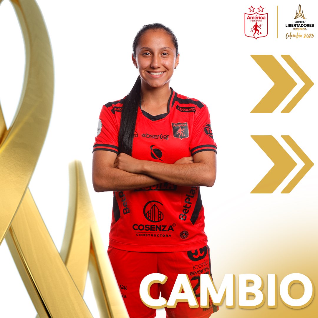 AmericaCaliFem's tweet image. AMÉ 🆚 INT [2-3]

|79’ ⏱| 🔁 Sustitución en nuestro equipo. 

#AMÉxINT
#LaGloriaEsDeEllas
