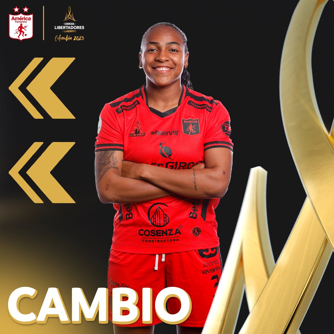 AmericaCaliFem's tweet image. AMÉ 🆚 INT [2-3]

|79’ ⏱| 🔁 Sustitución en nuestro equipo. 

#AMÉxINT
#LaGloriaEsDeEllas