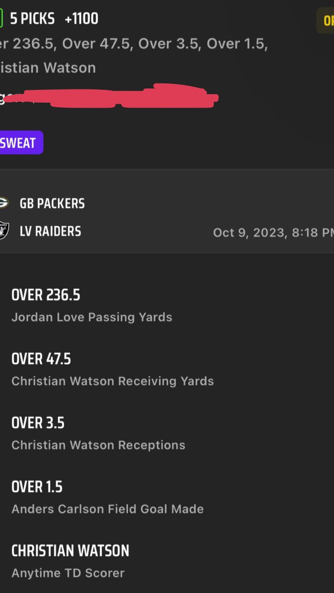 WillyWonderBets's tweet photo. MNF Betting slate for the boy 

Lets make that vacation money back 🔒💰#DraftKings #Nfl #sportsbettingtwitter #adp2023 https://t.co/B5eC2gssyv