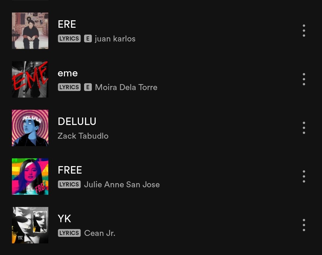 opm_spotify's tweet photo. OPM SUPREMACY 📢📢📢
Ultimate OPM Songs on #SPOTIFY #BESTFIVE
@karloslabajo__ @moiradelatorre @zacktabudlo @MyJaps @ceanjunior https://t.co/hlZBSMYxiV