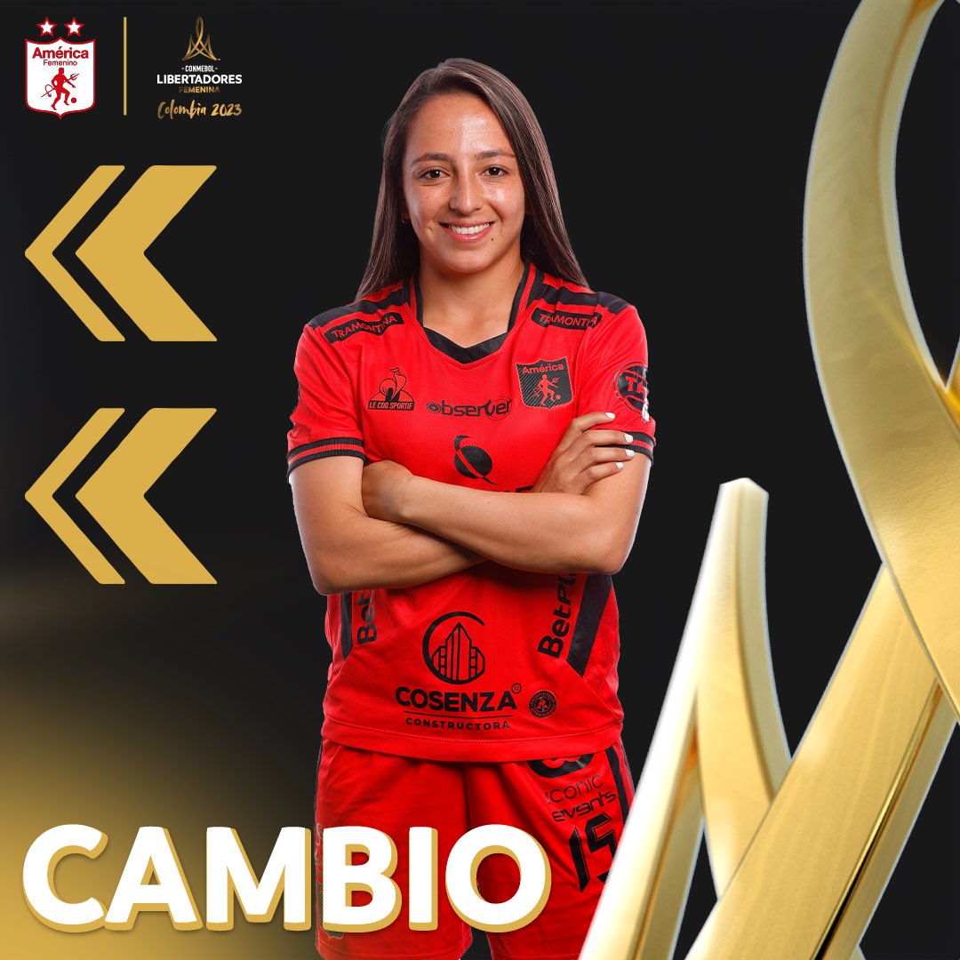 AmericaCaliFem's tweet image. AMÉ 🆚 INT [2-4]

|87’ ⏱| 🔁 Sustitución en nuestro equipo. 

#AMÉxINT
#LaGloriaEsDeEllas