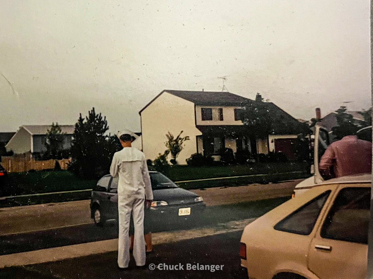 NowHeresYou's tweet photo. The only image I have of my Chevette. Lower right corner.
Tan 4 door Chevette Scooter (Chevette with no chrome or fancy stuff) I loved this car. That’s Dan Thorne in his Navy Uniform. #chevychevette #chevettescooter #geometro #astrovan https://t.co/LSSKMVEV5x