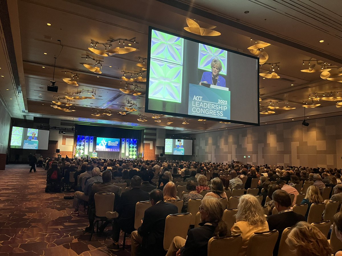 Opening general session <a href="/CCTrustees/">ACCT</a> with the Mayor of Las Vegas