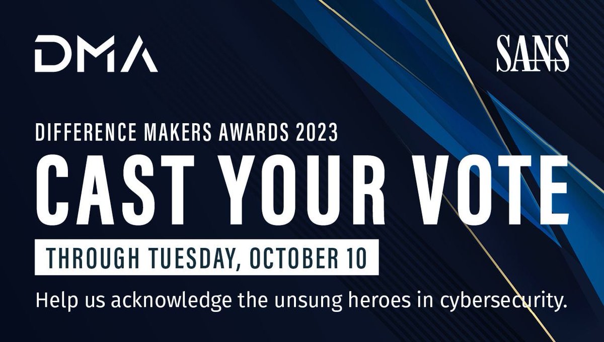 Dave Kennedy (@hackingdave) on Twitter photo I did a special nomination this year to the <a href="/SANSInstitute/">SANS Institute</a> Difference Makers Award for 2023. I nominated my late friend <a href="/kevinmitnick/">Kevin Mitnick</a> for the lifetime achievement award.
Kevin was an amazing human, and someone I admired. Sucks to lose him, but this was something that I thought I did a special nomination this year to the <a href="/SANSInstitute/">SANS Institute</a> Difference Makers Award for 2023. I nominated my late friend <a href="/kevinmitnick/">Kevin Mitnick</a> for the lifetime achievement award.
Kevin was an amazing human, and someone I admired. Sucks to lose him, but this was something that I thought