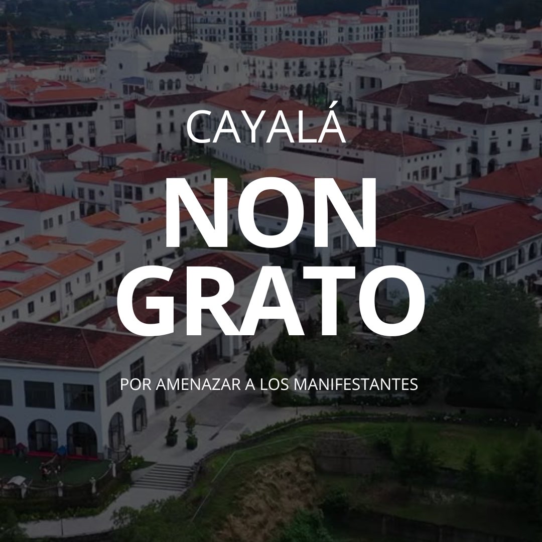 dimemanu_'s tweet photo. Cayalá se convirtió en un lugar NON GRATO para los guatemaltecos. Compartir hasta que lo cierren. #ParoNacionaIndefinido https://t.co/QxR0gRl8DV