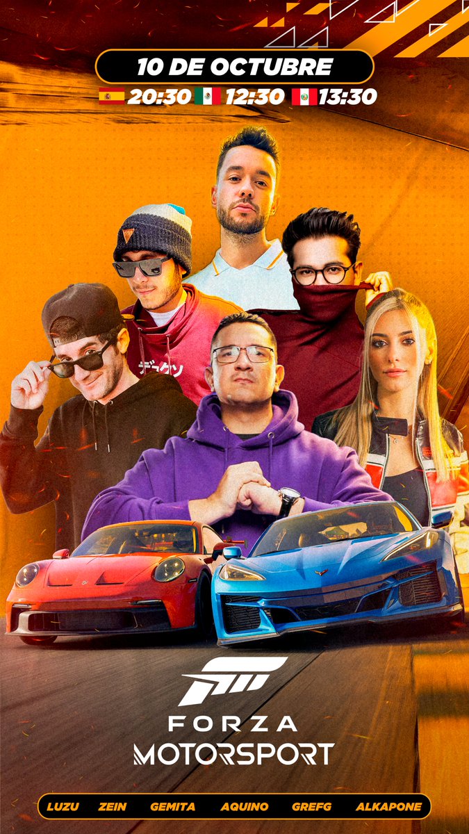 ElZeeeein's tweet photo. Mañana nos vemos a la 1:30 PM 🇵🇪 12:30 pm 🇲🇽 con estos cracks! @XboxMexico #ad https://t.co/uuAMsZl7No