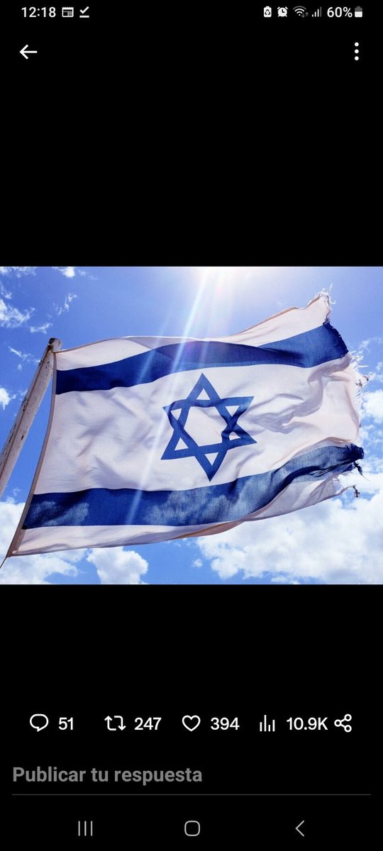 Esperanza ese canto de tu himno, eres la tierra de Dios, quien te ataque se condenará y quien te bendiga será bendito.
Total solidaridad con el Estado de Israel.